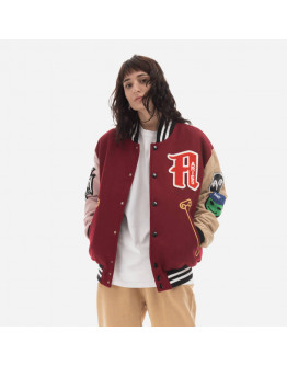 Kurtka męska Aries Varsity Jacket AR70200 BURGUNDY