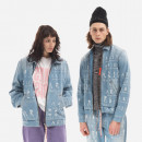 Kurtka Aries Destroyed Jean Jacket AR70001 BLUE