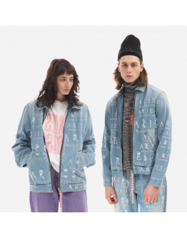 Kurtka Aries Destroyed Jean Jacket AR70001 BLUE