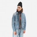 Kurtka Aries Destroyed Jean Jacket AR70001 BLUE