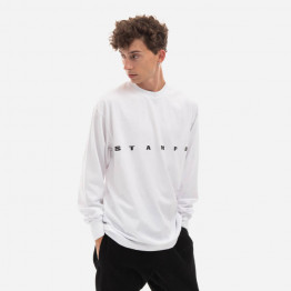 Koszulka męska STAMPD Strike Logo Longsleeve Relaxed Tee SLA-M2992LT-WHT