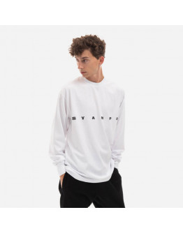 Koszulka męska STAMPD Strike Logo Longsleeve Relaxed Tee SLA-M2992LT-WHT