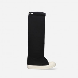 Buty damskie Rick Owens DRKSHDW Woven Boots Elefant Sneaks DS02B4813 MU BLACK/MILK/MILK