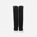 Buty damskie Rick Owens DRKSHDW Woven Boots Elefant Sneaks DS02B4813 MU BLACK/MILK/MILK