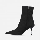 Botki damskie MISBHV Sasha Ankle Boot 122BW926 MONOGRAM BLACK