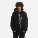 Kurta męska Rick Owens DRKSHDW Woven Padded Jacket Zip Front Peter DU02B4790 VS BLACK