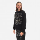 Koszulka męska PLEASURES Shatter Longsleeve Shirt P22F022-BLACK