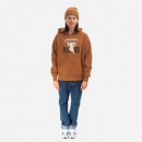 Bluza PLEASURES Suffering Hoodie P22F043-RUST