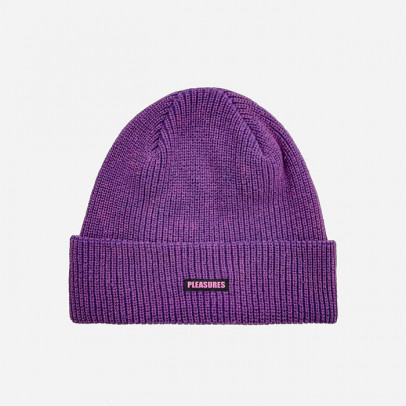 Czapka PLEASURES Impact Logo Beanie P22F063-PURPLE