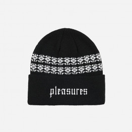 Czapka PLEASURES Wire Jacquard Beanie P22F065-BLACK