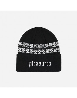 Czapka PLEASURES Wire Jacquard Beanie P22F065-BLACK