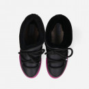 Buty damskie Inuikii Full Leather Wedge 70203-90 BLACK-PINK