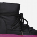 Buty damskie Inuikii Full Leather Wedge 70203-90 BLACK-PINK