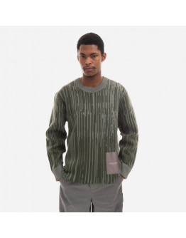 Sweter męski A-COLD-WALL* Two-Tone Jacquard Knit ACWMK074 DARK PINE GREEN