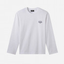 Koszulka longsleeve męska A.P.C. T-shirt Olivier COEZC-H26177 WHITE