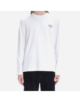 Koszulka longsleeve męska A.P.C. T-shirt Olivier COEZC-H26177 WHITE