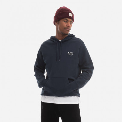 Bluza męska A.P.C. Hoodie Marvin COEZD-H27733 MARINE