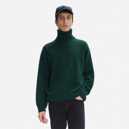 Sweter męski A.P.C. Pull Marc WVAWK-H23135 GREEN HEATHER