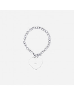 Bransoletka A.P.C. Bracelet Logo Coeur MEACC-M70725 SILVER