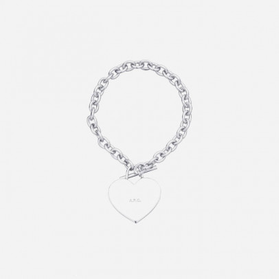 Bransoletka A.P.C. Bracelet Logo Coeur MEACC-M70725 SILVER