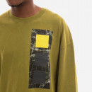 Koszulka męska A-COLD-WALL* Relaxed Cubist Longsleeve T-shirt ACWMTS098 MOSS GREEN