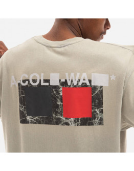 Koszulka męska A-COLD-WALL* Relaxed Cubist T-shirt ACWMTS097 COLD LIGHT GREY