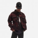 Kurtka męska A-COLD-WALL* Erosion Trucker ACWMH025 BURNT RED/LIGHT GREY