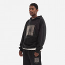 Bluza męska A-COLD-WALL* Foil Grid Hoodie ACWMW074 BLACK