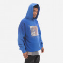 Bluza męska A-COLD-WALL* Foil Grid Hoodie ACWMW074 VOLT BLUE