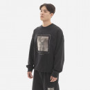 Bluza męska A-COLD-WALL* Foil Grid Crewneck ACWMW075 BLACK