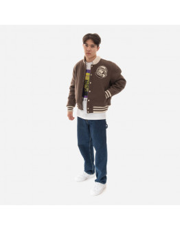 Kurtka męska Billionaire Boys Club Astro Varsity Jacket B22301 BROWN