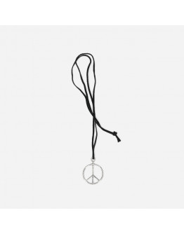 Naszyjnik Needles Peace Pendant - Deer Cord LQ015 SILVER