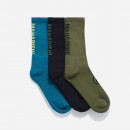 Skarpety Maharishi Miltype Peace Sports Socks 3-pack 9890 TEAL/OLIVE/BLACK