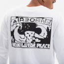 Koszulka męska Maharishi Andy Warhol Airborne Longsleeve T-shirt 9923 WHITE