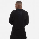 Koszulka męska Maharishi U.A.P. Embroidered Longsleeve T-shirt Organic Cotton Jerse 4094 BLACK