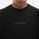 Koszulka męska Maharishi U.A.P. Embroidered Longsleeve T-shirt Organic Cotton Jerse 4094 BLACK