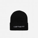 Czapka Carhartt WIP Script Beanie I030884 BLACK/WHITE