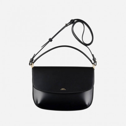 Torebka A.P.C. Sarah Shoulder A Strap PXAWV-F61604 BLACK