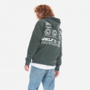 Bluza męska PLEASURES x UNKLE TB-03 Premium Hoodie P22U005-GREEN