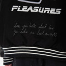 Kurtka męska PLEASURES x UNKLE Unkle Varsity P22U013-BLACK