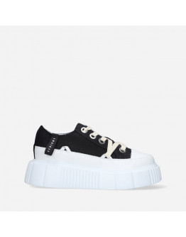 Buty damskie sneakersy Inuikii Matilda Canvas Low 23 30102-24 BLACK