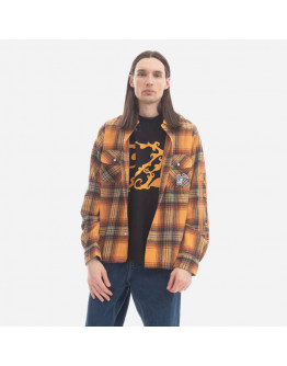 Koszula męska Billionaire Boys Club Check Shirt B22417 ORANGE