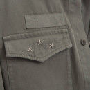 Koszula męska A.P.C. Surchemise Mainline COFCI-M02778 KHAKI