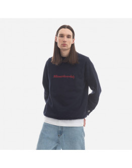 Bluza męska Billionaire Boys Club Serif Logo Crewneck B22422 NAVY