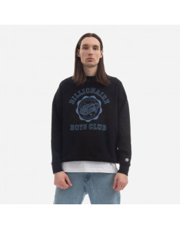 Bluza męska Billionaire Boys Club Academy Logo Crewneck B22423 BLACK