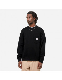 Bluza męska Carhartt WIP Pocket Sweat I030903 BLACK