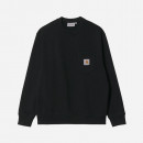 Bluza męska Carhartt WIP Pocket Sweat I030903 BLACK