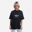 Koszulka Drôle De Monsieur Le T-Shirt Drule Fleuri TS148 BLACK