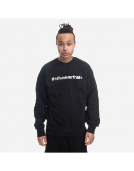 Bluza męska thisisneverthat T-Logo Crewneck TN220TSWCW01 BLACK