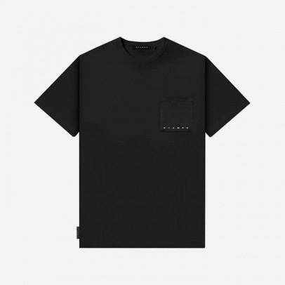 Koszulka męska STAMPD Strike Logo Perfect Pocket Tee SLA-M3098TE-BLK